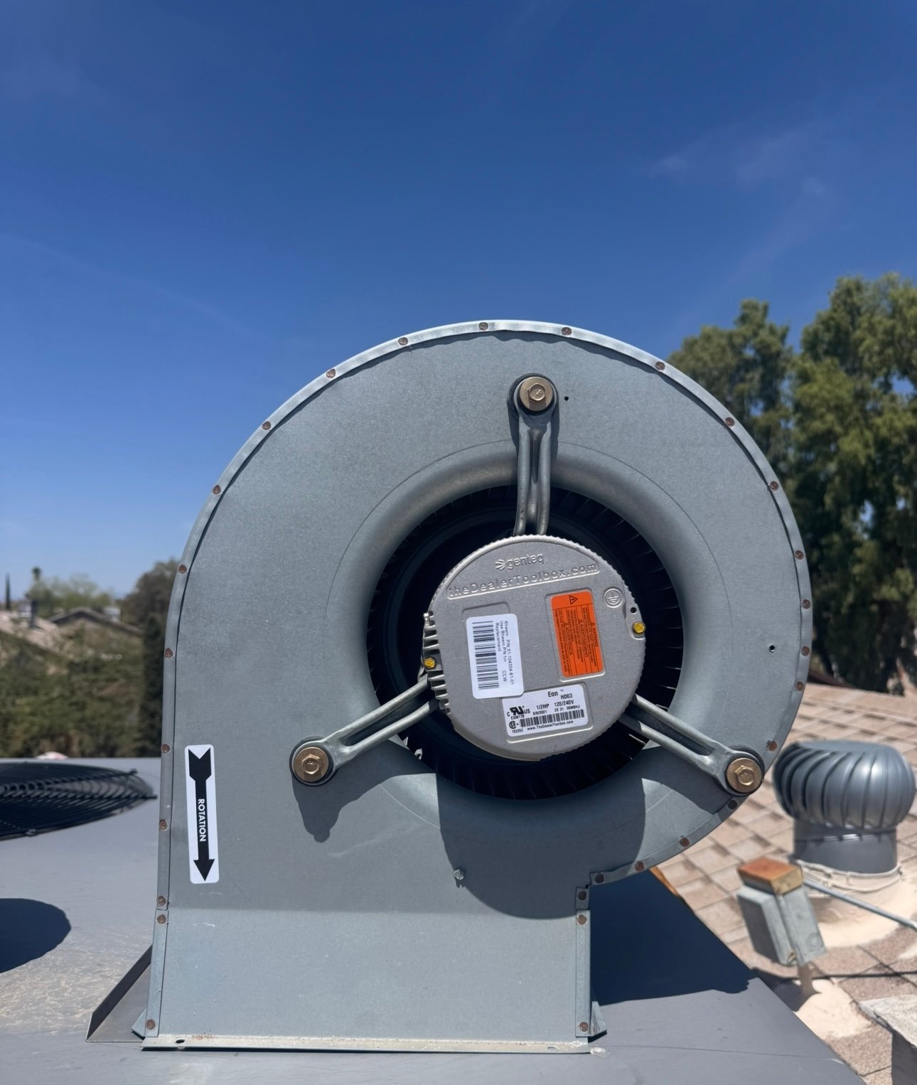 Emergency furnace repair technician fixing heating system in Tucson and Sierra Vista