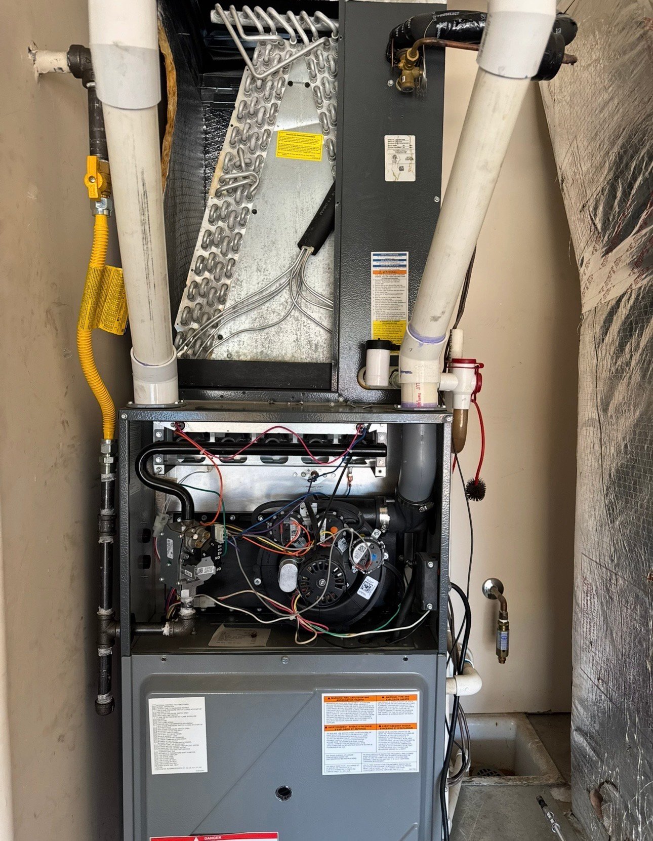 Energy-efficient high-efficiency furnace installation in Tucson by Complete Comfort Heating & Cooling