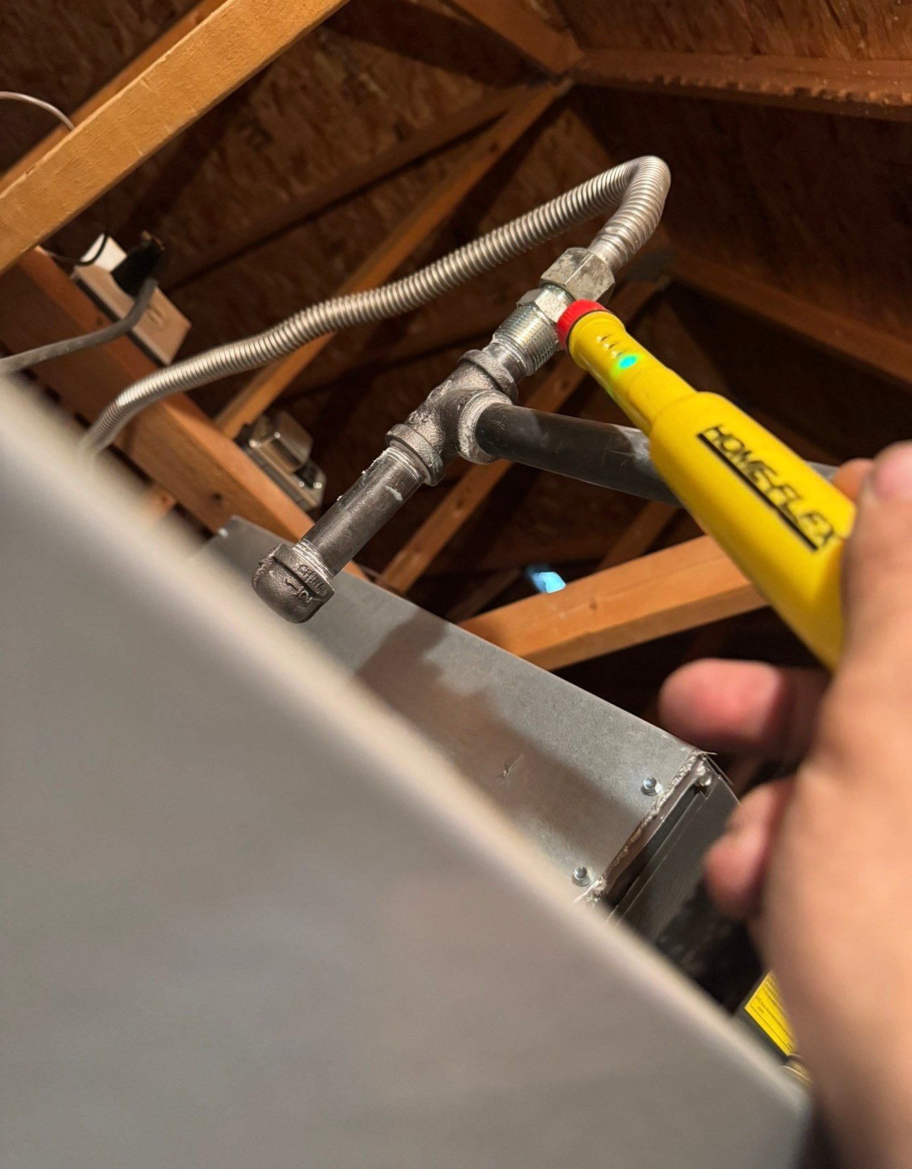 Home HVAC Maintenance Checklist – gas leak inspection