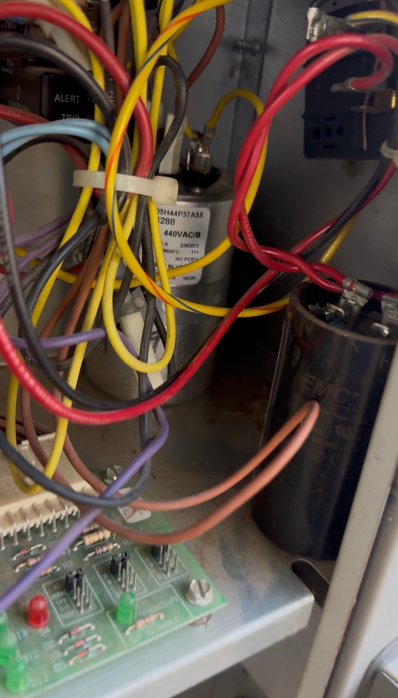 Capacitor and hard start capacitor used in AC repair in Catalina Foothills, AZ
